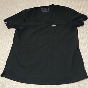 Figs Front Pocket Scrub Top